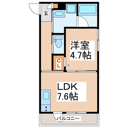 グッドラック五番館　αの物件間取画像